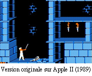 une photo d'Ã©cran de Prince Of Persia (Atari ST) sur Atari ST